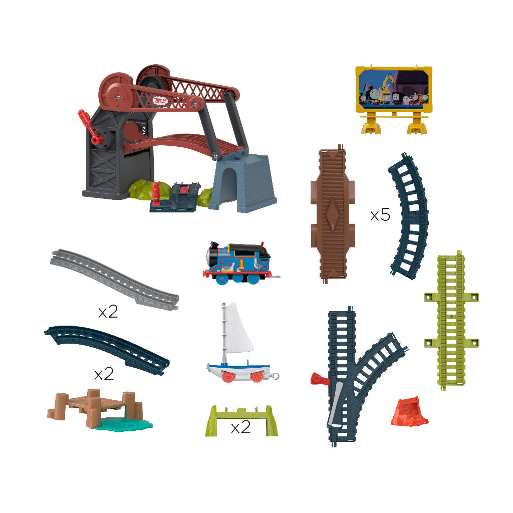 Thomas & Friends Track Master Bridge Lift Thomas & Skiff Set