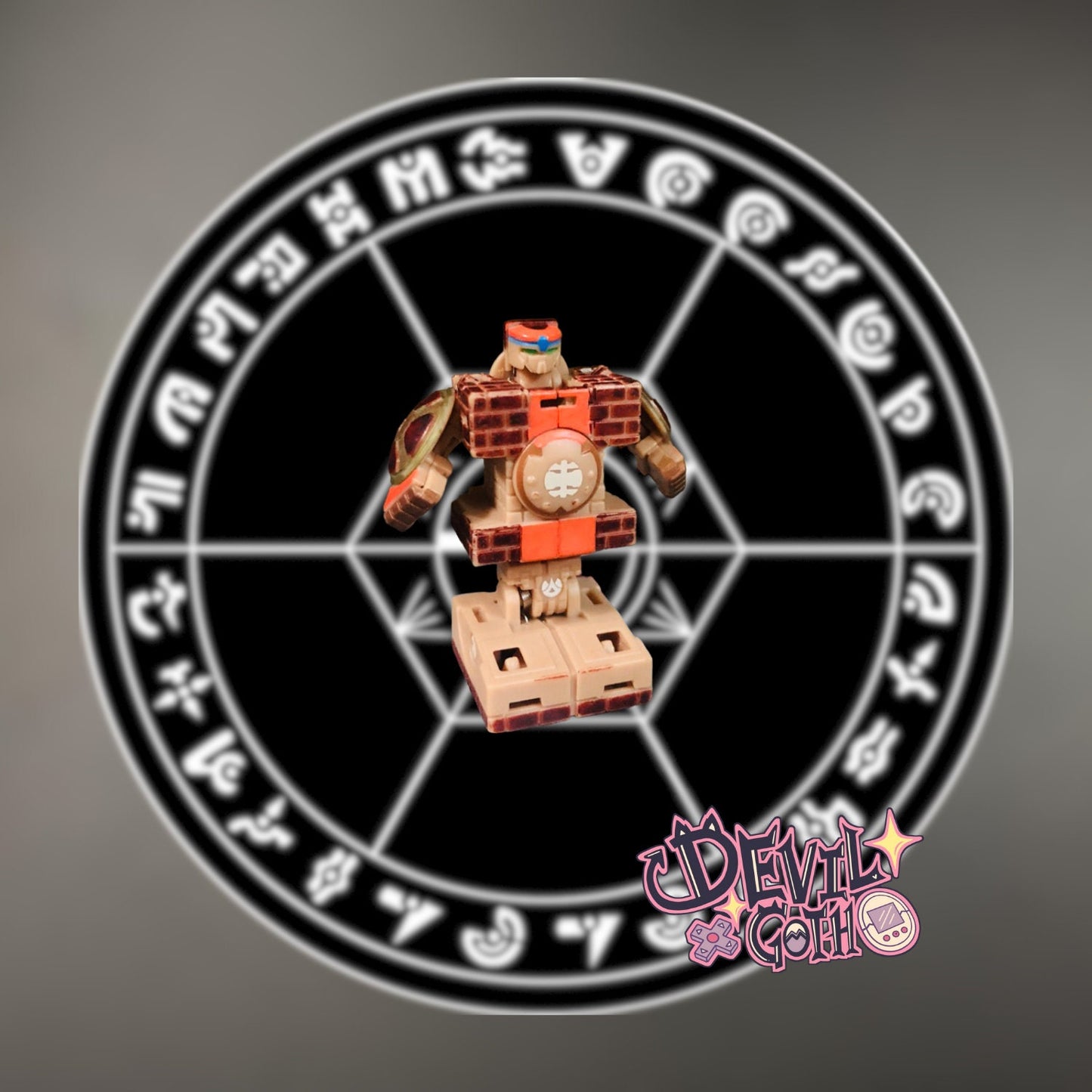 Bakugan Season 1 , Subterra Piercian , Custom Painted as anime | Authentic , Sega toys | Second-hand