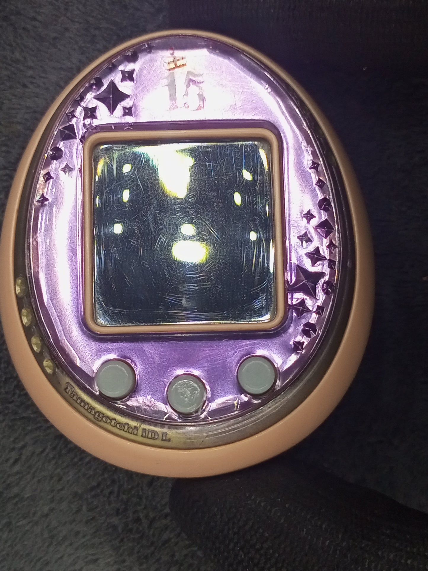 Tamagotchi ID L 15th Limited Japan version | Bandai | Dirty shell ,Yellowish display | SKU VTVP01182