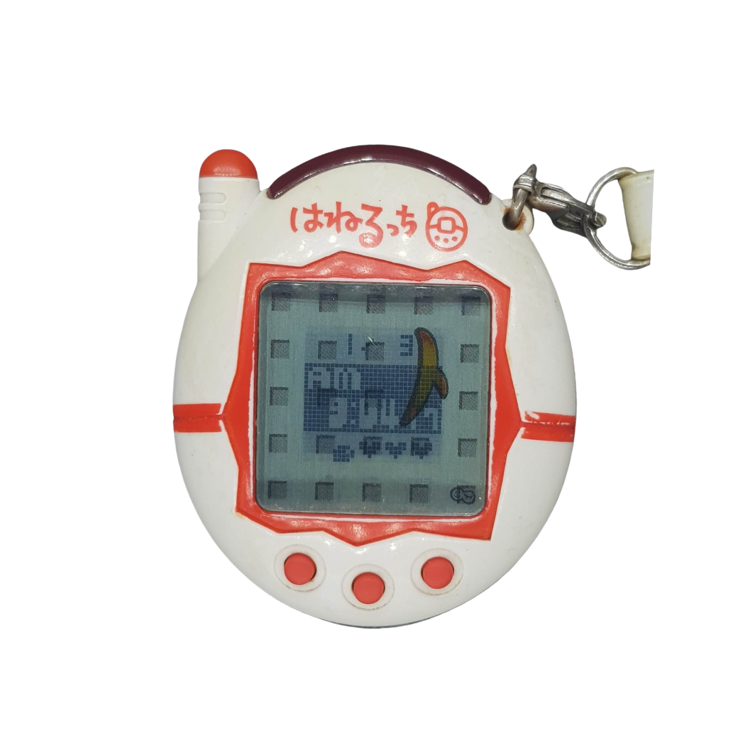 Tamagotchi Connection V3 White red , Japan | Bandai , Authentic | Used (Dirty)| SKU VTVP01136