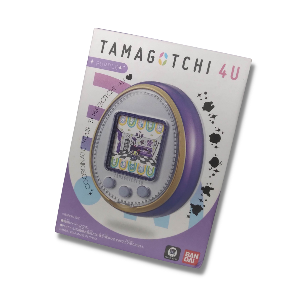 Tamagotchi 4U Purple with box Japan version | Bandai , Authentic | Used Good condition | SKU VTVP01155