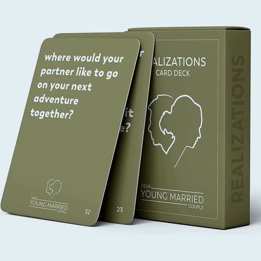 DEAR YOUNG MARRIED COUPLE REALIZATIONS - Card Deck - Fun Game for Couples