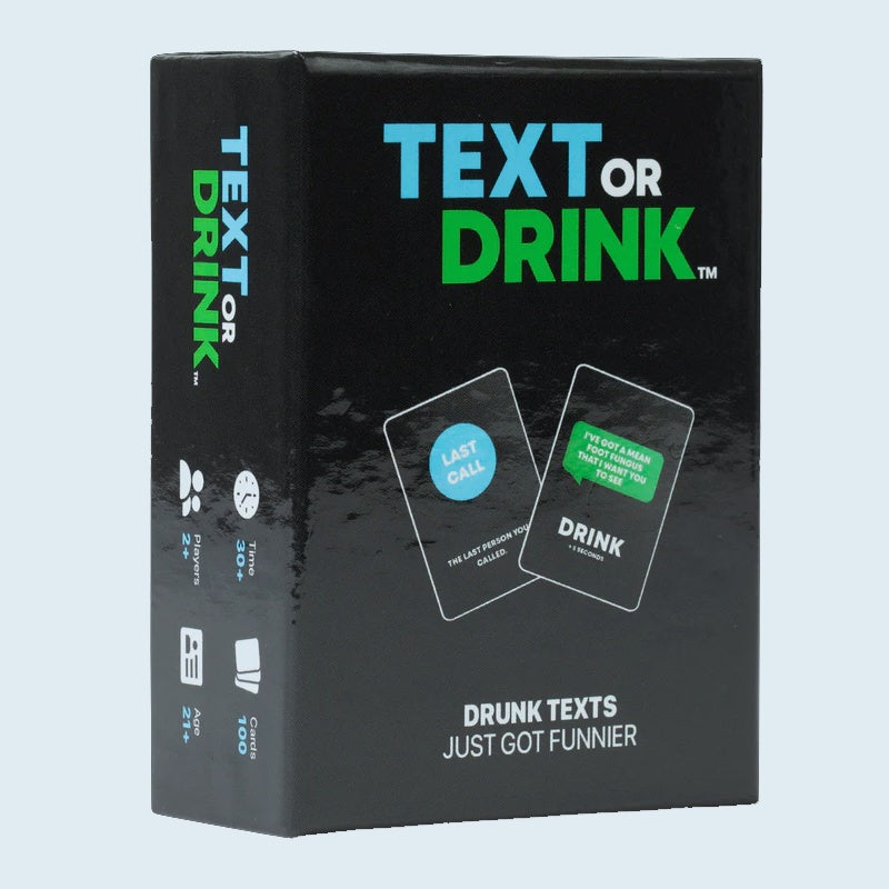 Text Or Drink: Adult Party Game - 21st Birthday Gifts for Him Or Her - Drunk Games for Adults