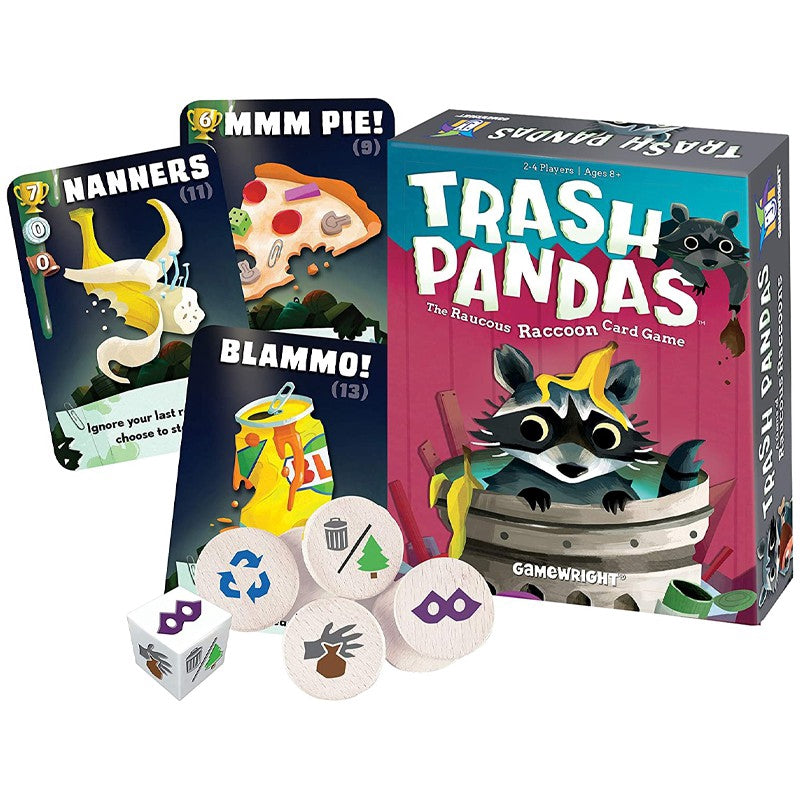 Gamewright Trash Pandas Board Game - The Raucous Raccoon Card Game