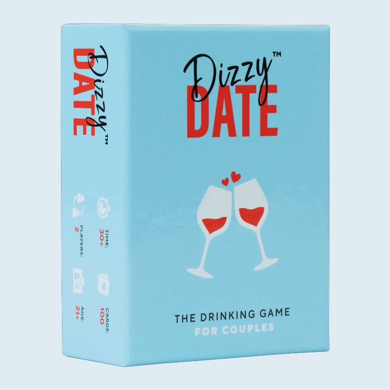 Dizzy Date - Adult Drinking Game for Couples. Perfect Valentine's Day Gift!