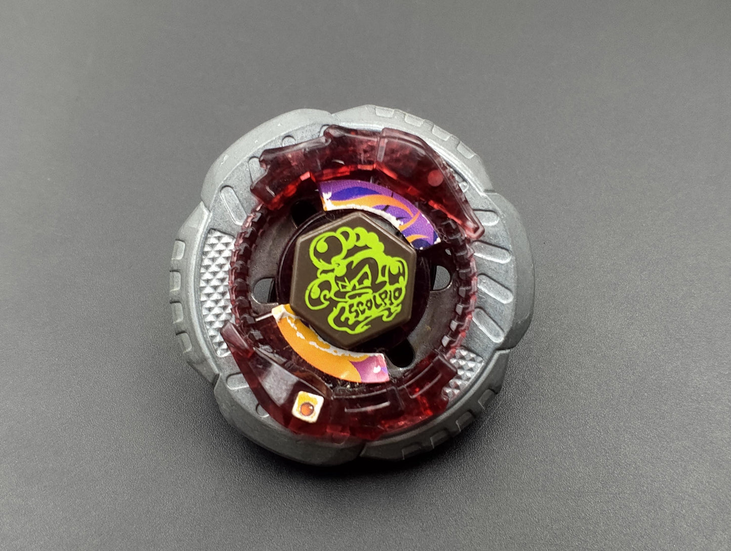 SKU BB03 F75 | Beyblade metal fight Takara , Brown Rock Scorpio Good condition