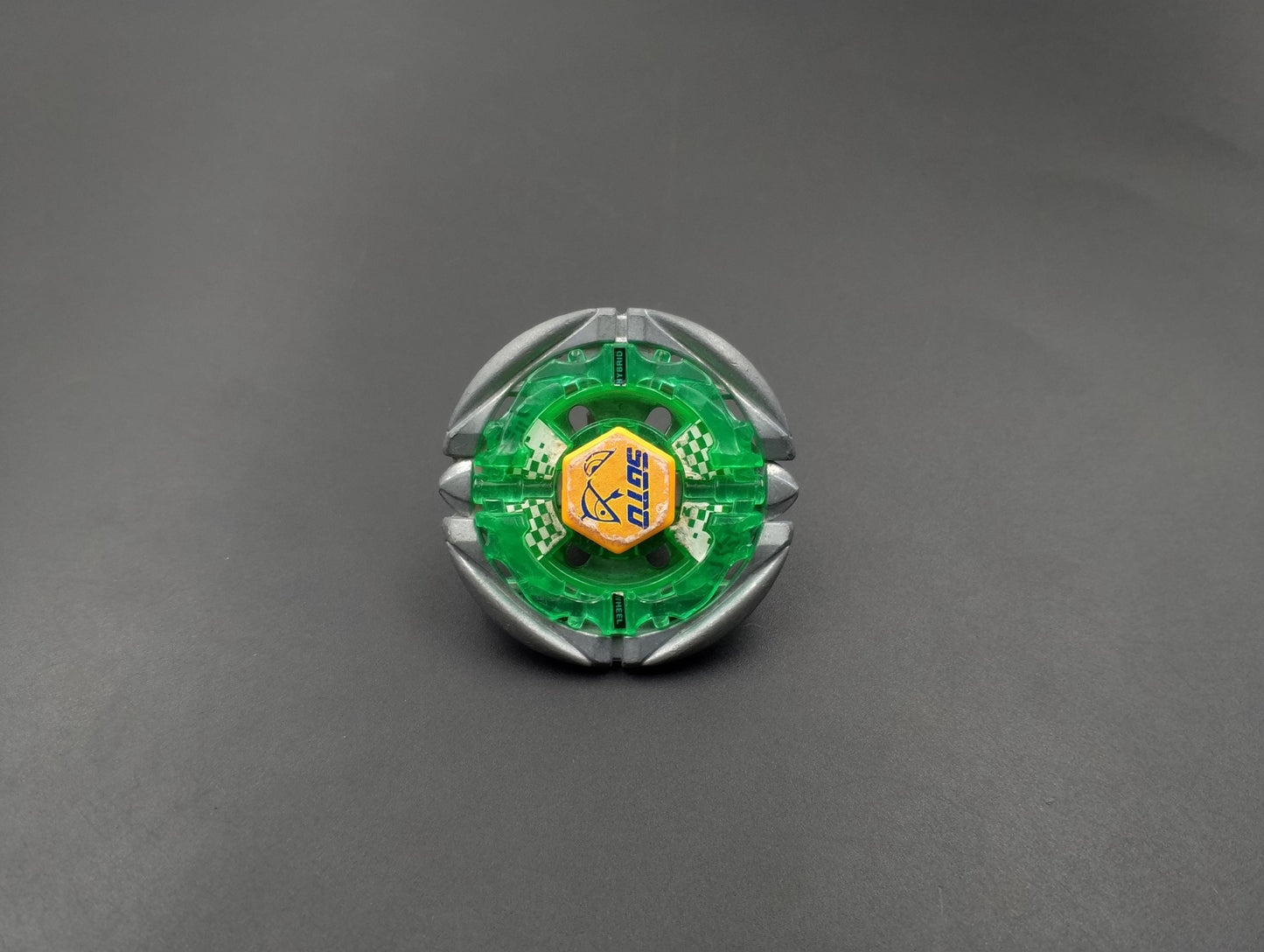 SKU BB03 F76 | Beyblade metal fight Takara , Green Flame Libra Good condition