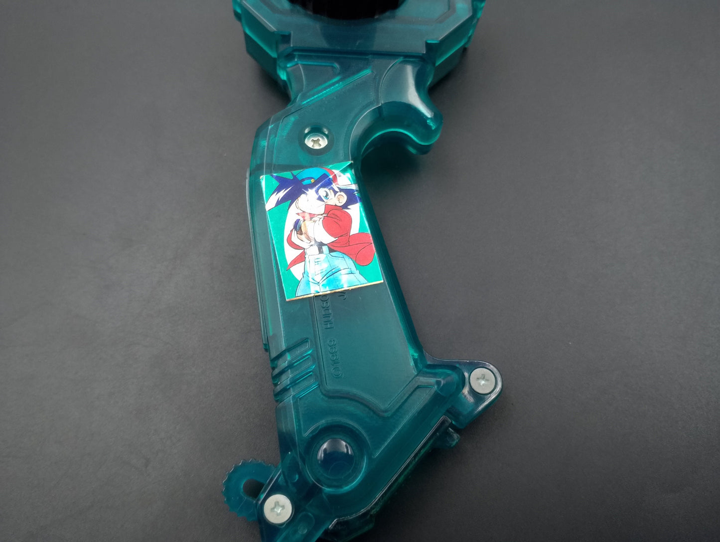 SKU BB2 F94 | Customize shooter Ez grip Blue Translucent rare Beyblade launcher