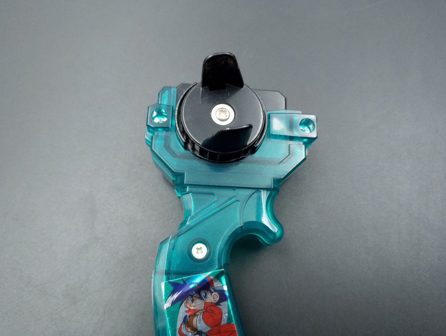 SKU BB2 F94 | Customize shooter Ez grip Blue Translucent rare Beyblade launcher