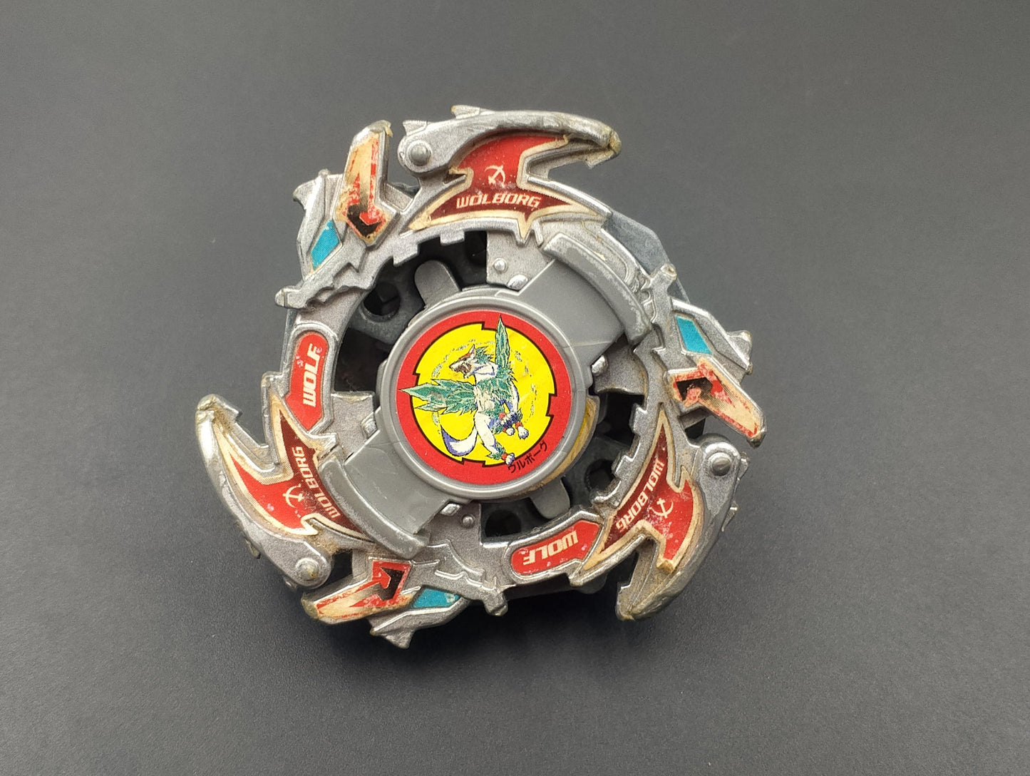 SKU BB02 F165 | Beyblade Takara , Gray Wolborg Wolf Bad condition