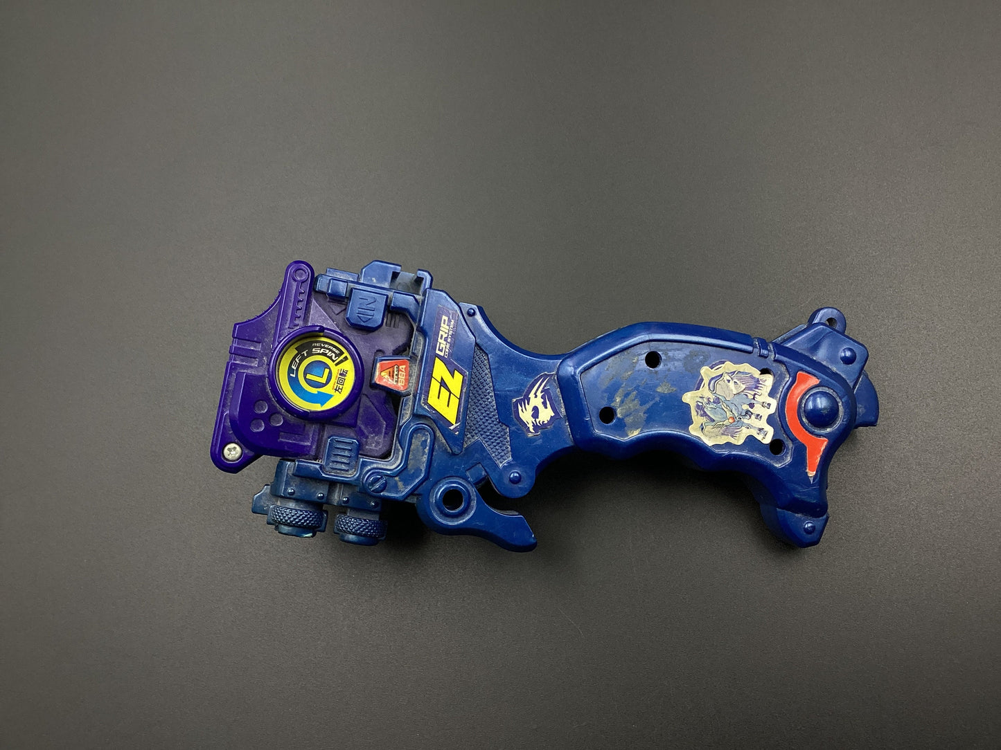 Blue Customize EZ Grip Takara V Force Beyblade launcher