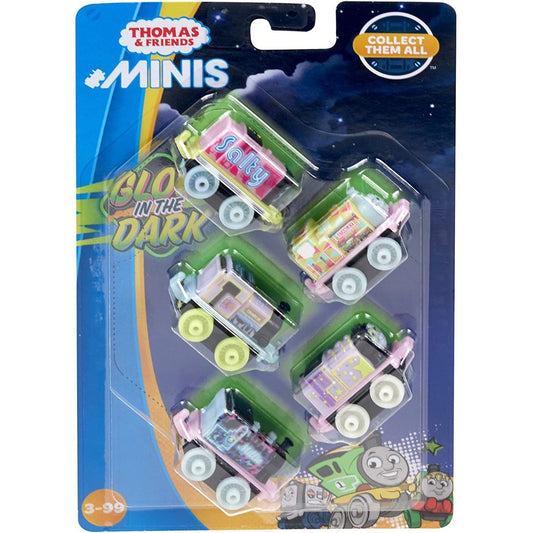 Thomas & Friends Glow in the Dark train 5 piece pack