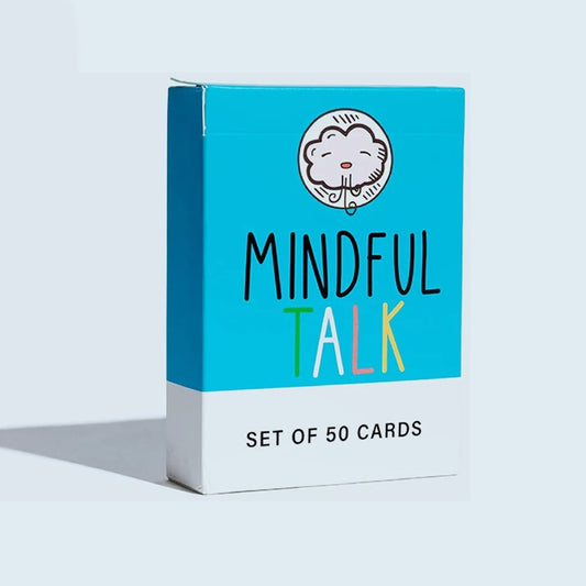 The School of Mindfulness- Mindful Talk Cards, Set of 50 Cards for Authentic Conversations with Children