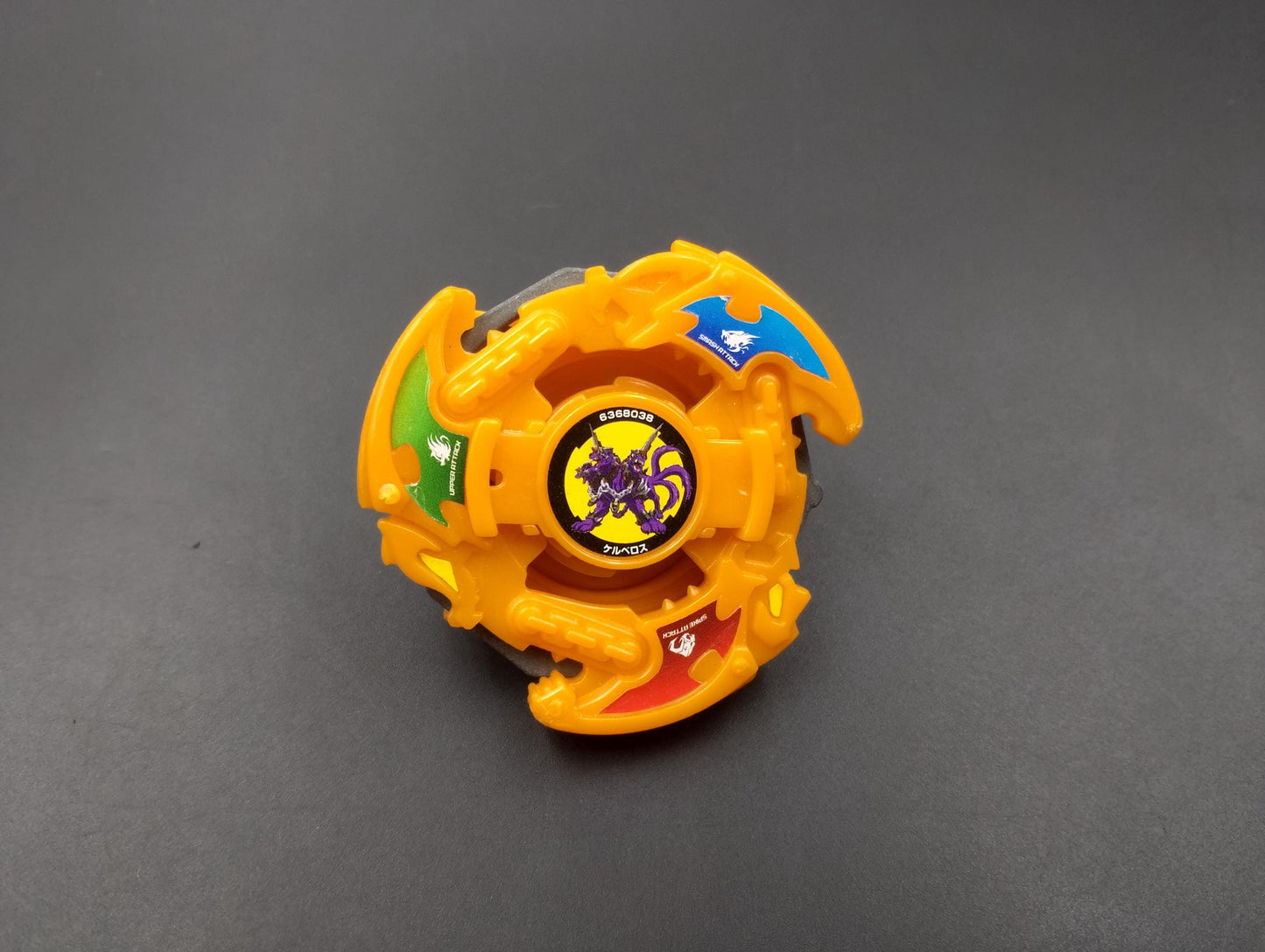 SKU BB02 F161 | Beyblade Takara , Orange Burning