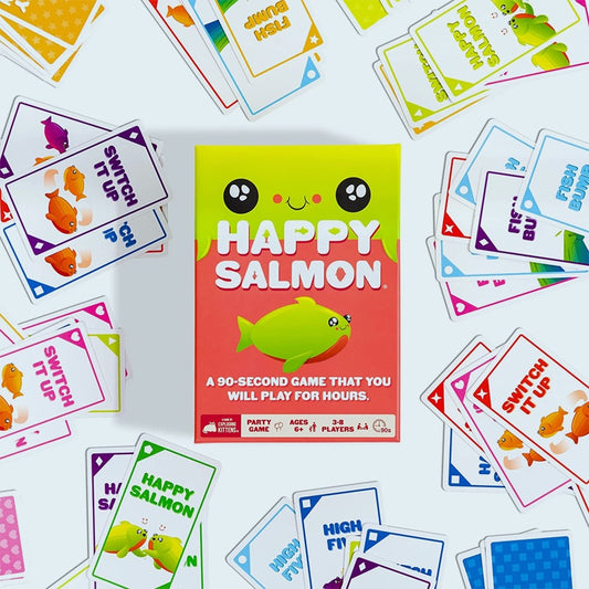 Happy Salmon by Exploding Kittens - Card Games for Adults Teens and Kids