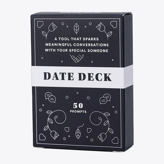 BestSelf Co. Date Deck - Thought-Provoking Conversation Starter Cards - Couples Game