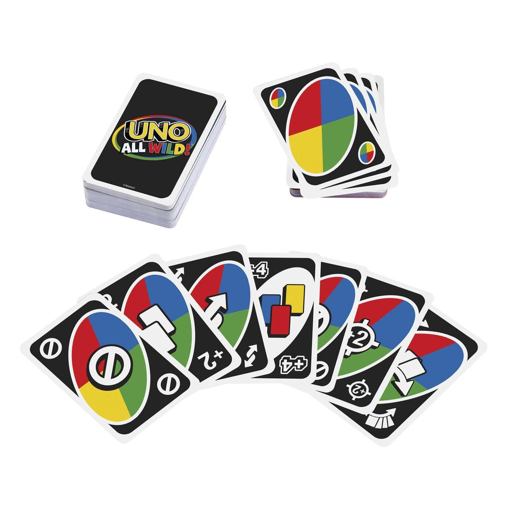 UNO All Wild Family Card Game For 7 Year Olds And Up