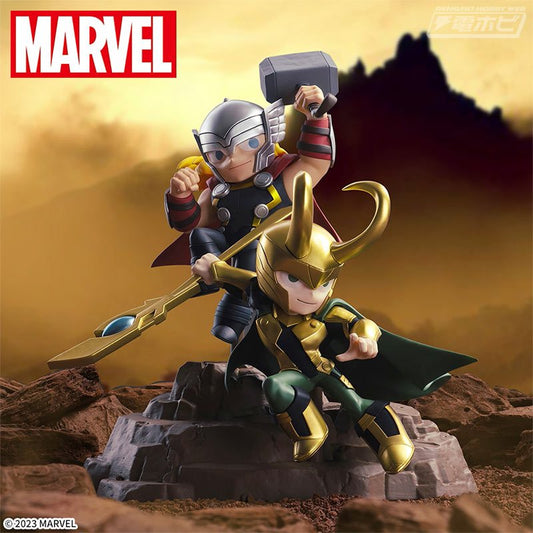 Thor & Loki - Marvel Gurihiru Art Sega Luminasta Figure