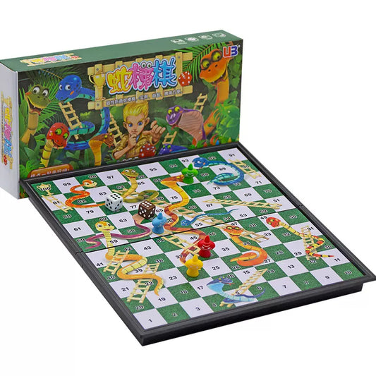 Snake Ladder Educational Kids Interesting Board Game