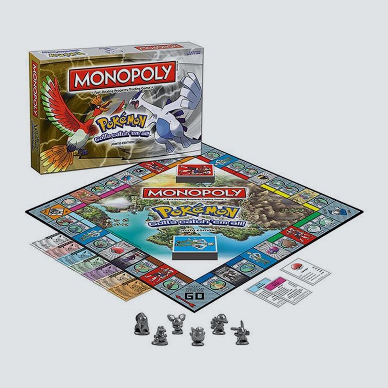 Monopoly Pokemon Johto Edition Board Game