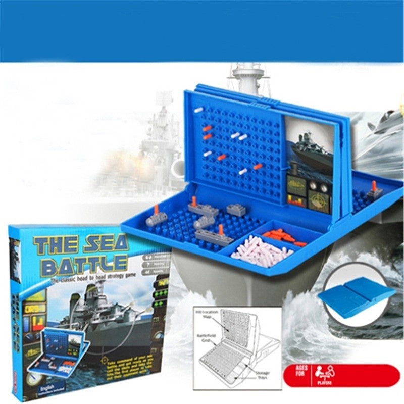 Battleships Sea Battle Traditional Family Fun Combat Strategy Board Game Boy child Girl Toy