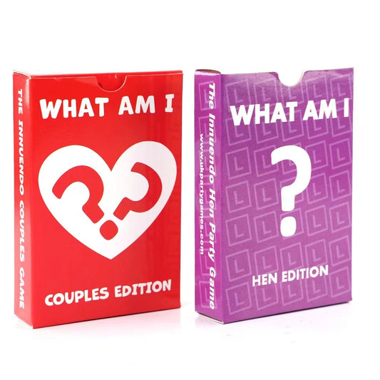 What Am I? – Card Game Drinking Couple Bonding Connection Game