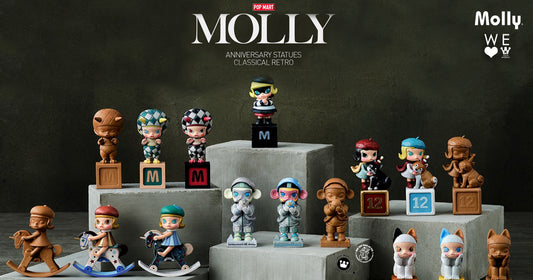 POPMART Molly ANNIVERSARY STATUES CLASSICAL RETRO (Genuine)