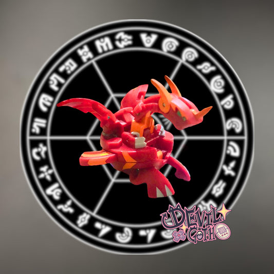 Bakugan Battle Brawlers , Pyrus Neo dragonoid , ( Custom painted as anime )