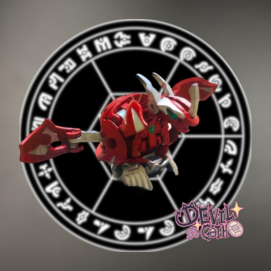 Bakugan Mechtanium Surge Pyrus Mercury Dragonoid | Custom Painted As Original Color