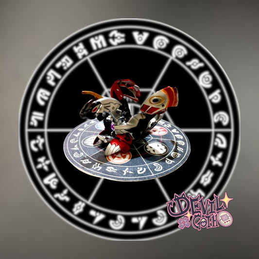 Bakugan Pyrus Helios MK2 (Black Body)Japan Exclusive Series ( Metallic Custom Painted As Anime )