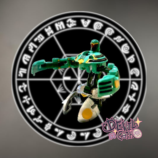 Bakugan Jaakor Ventus Sky Raiders Mechtanium Surge Battle Brawlers (Custom Painted As Anime)