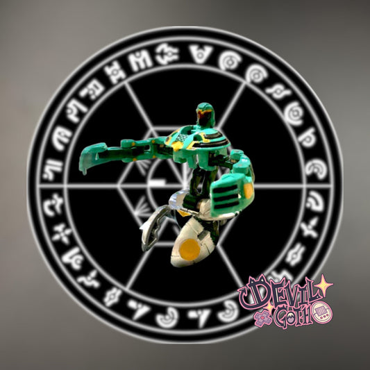 Bakugan Baku Sky Raiders Ventus JAAKOR ( Anime Custom Painted )