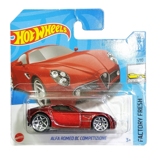 Hot Wheels Car Alfa Romeo 8C Competizione Matel Toy Authentic,New,In box Scale 1:64