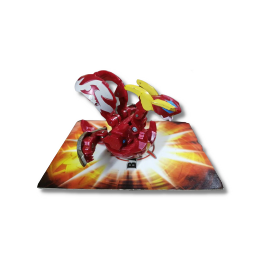 BAKUGAN Battle Brawlers red and white fire element