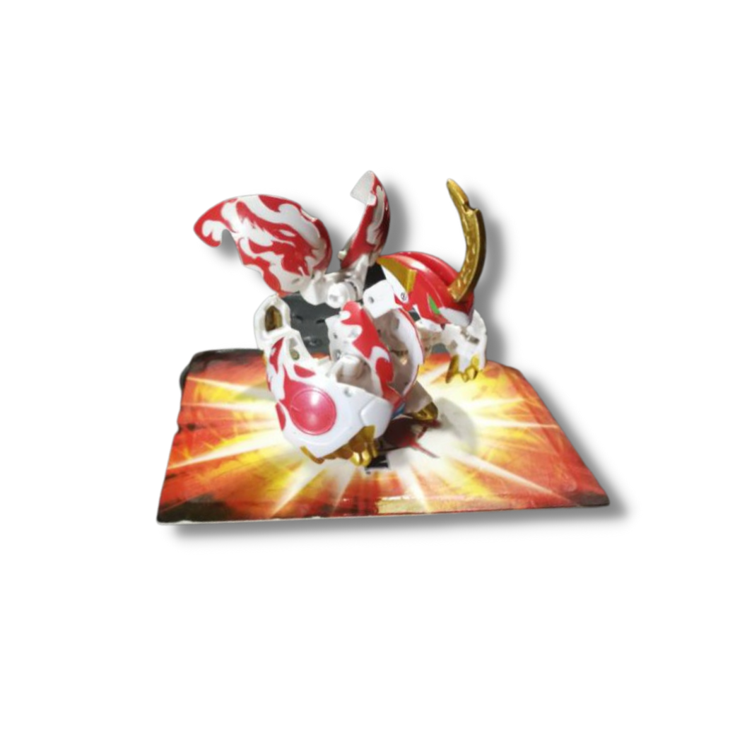 BAKUGAN Battle Brawlers red and white fire element