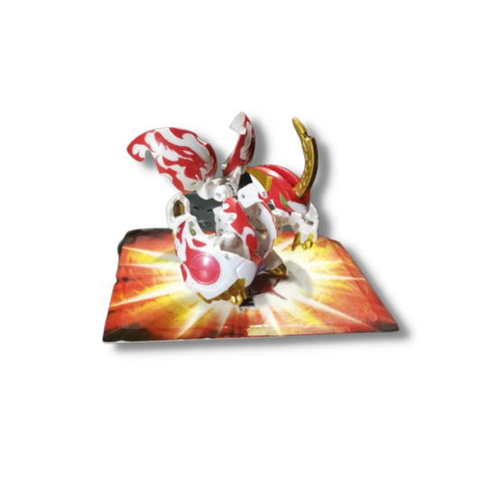 BAKUGAN Battle Brawlers red and white fire element