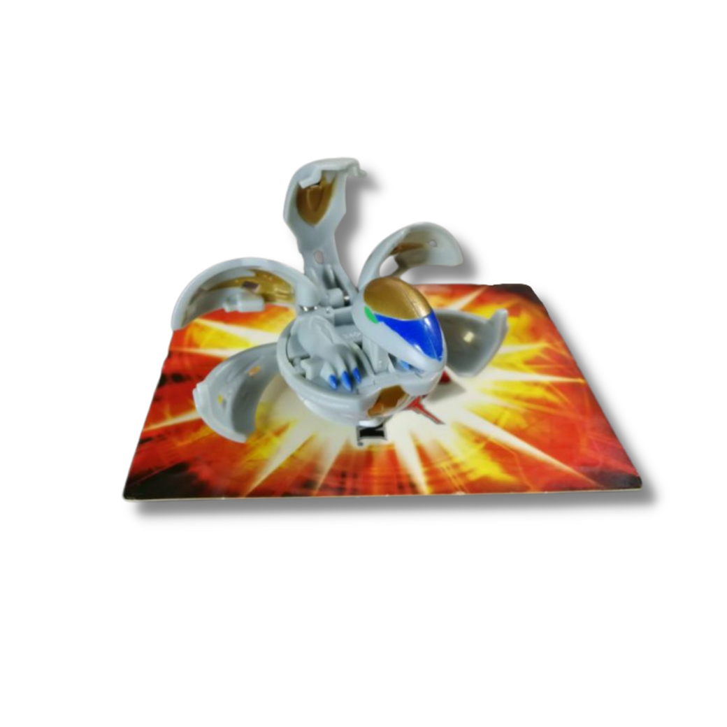 BAKUGAN Battle Brawlers gray light element toy figure
