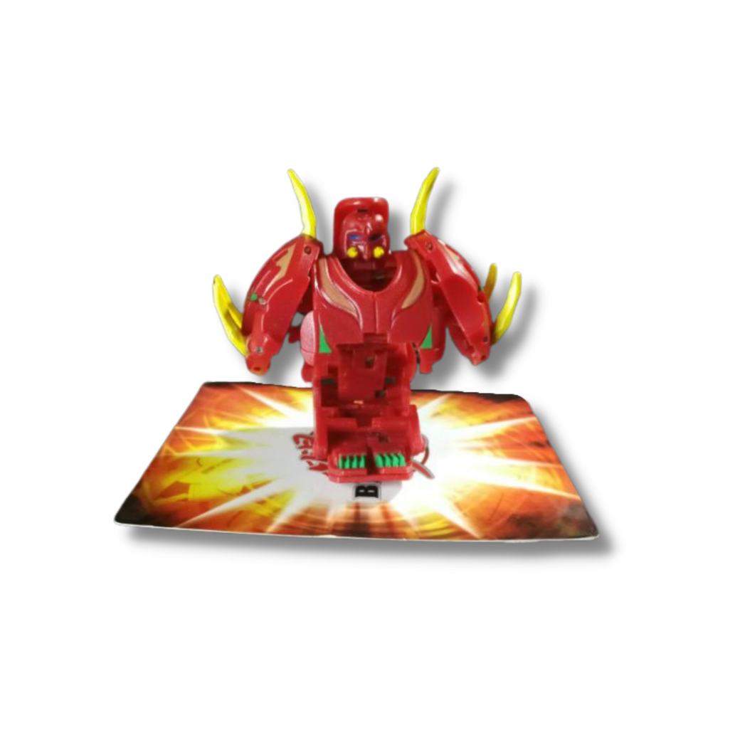 BAKUGAN Battle Brawlers red fire element toy figure