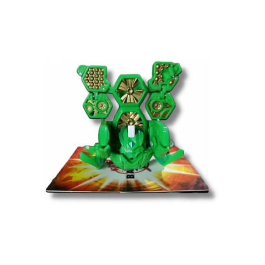 BAKUGAN Battle Brawlers green with gear wind element toy figure