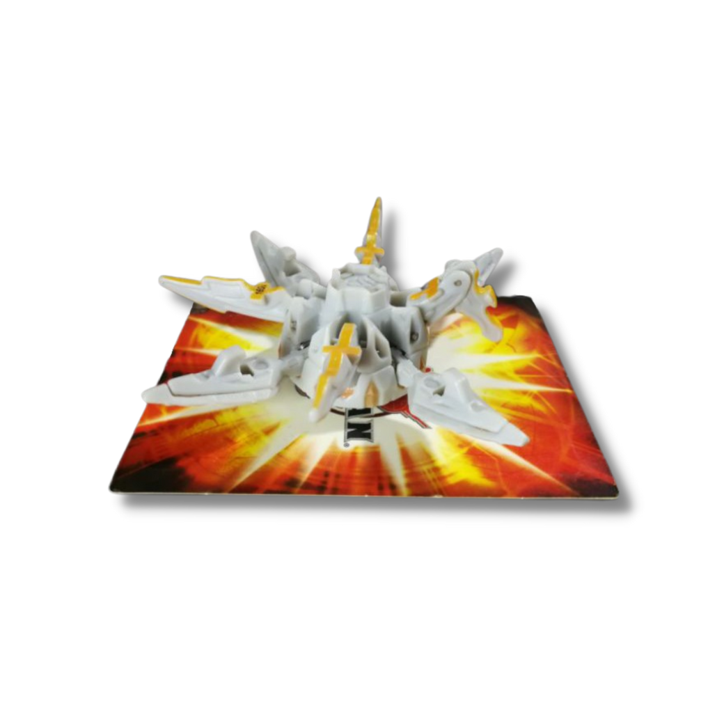 BAKUGAN Battle Brawlers gray light element toy figure