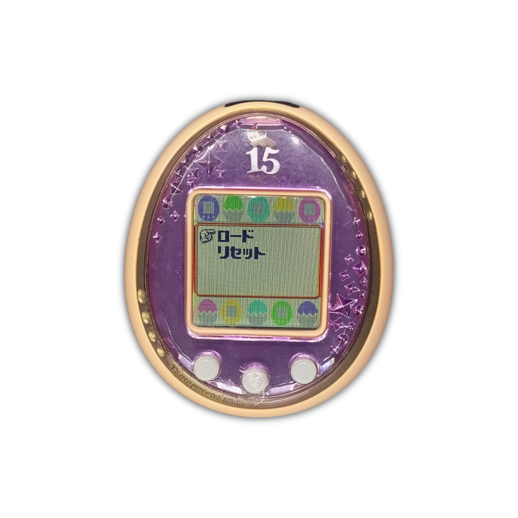 Tamagotchi ID L 15th Limited Japan version | Bandai | Dirty shell ,Yellowish display | SKU VTVP01182