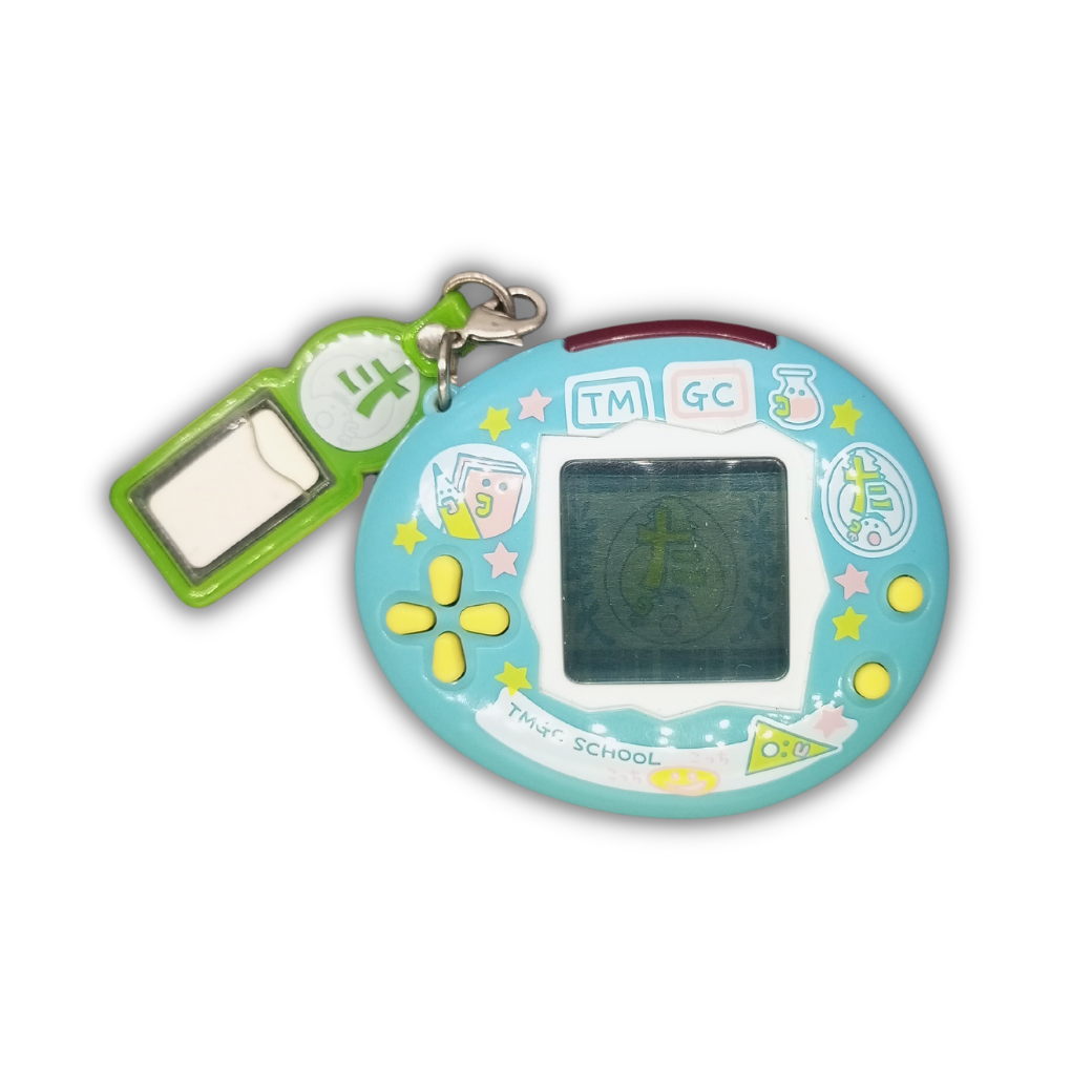 Tamagotchi school blue Japan ver. | Bandai | Used , Sunburned shell | SKU VTVP01164