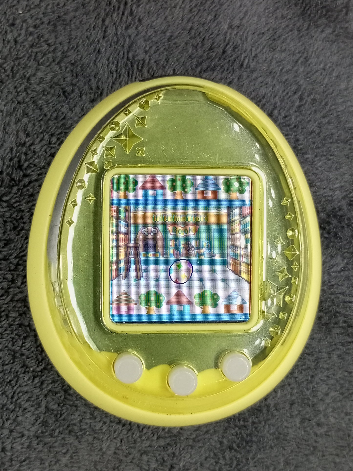 Tamagotchi Used Tamagotchi ID L , Yellow Japanese ver. ,Vintage (SKU VTVP01018)