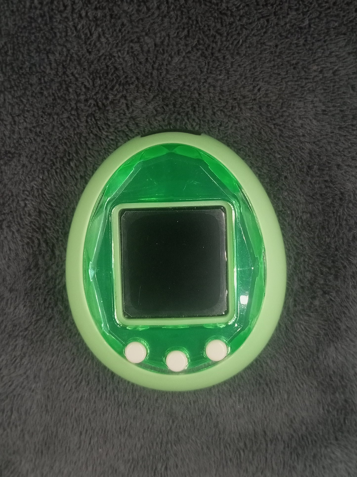 Tamagotchi I D Green rare color   | V-pet , Pixel pet | Bandai Japanese version , Authentic | Used , Has film protection on screen | SKU VTVP01031