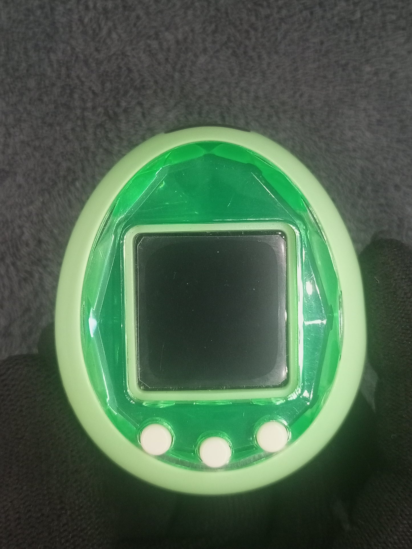 Tamagotchi I D Green rare color   | V-pet , Pixel pet | Bandai Japanese version , Authentic | Used , Has film protection on screen | SKU VTVP01031