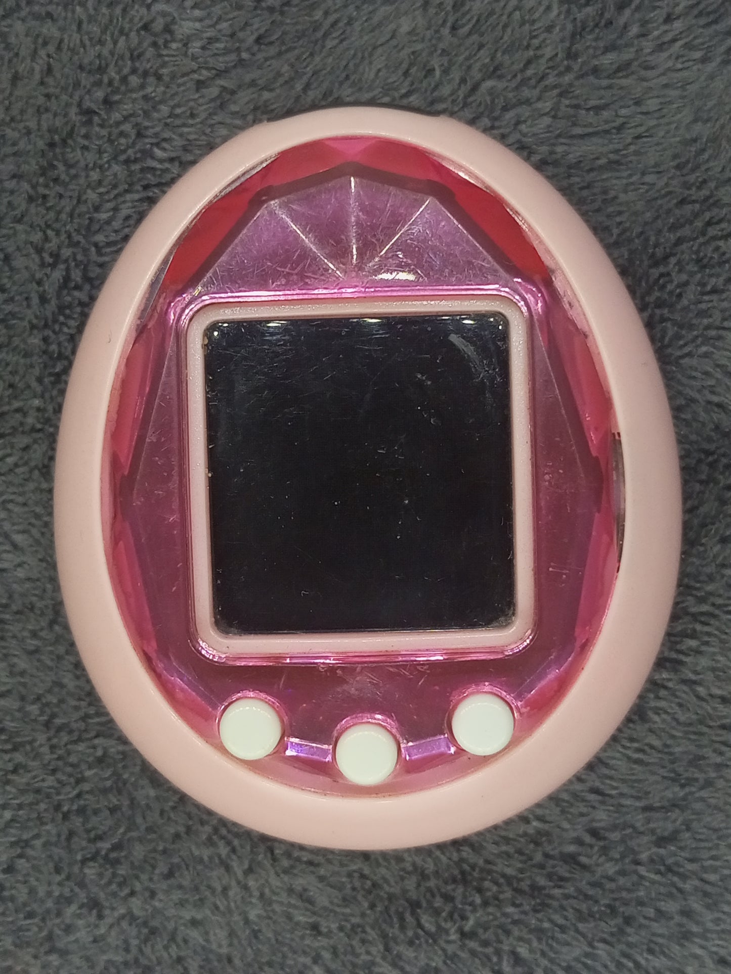 Tamagotchi ID Pink , Japanese version | toy Authentic from Bandai | Used , Scratches around it , Tested and still work | SKU 01060