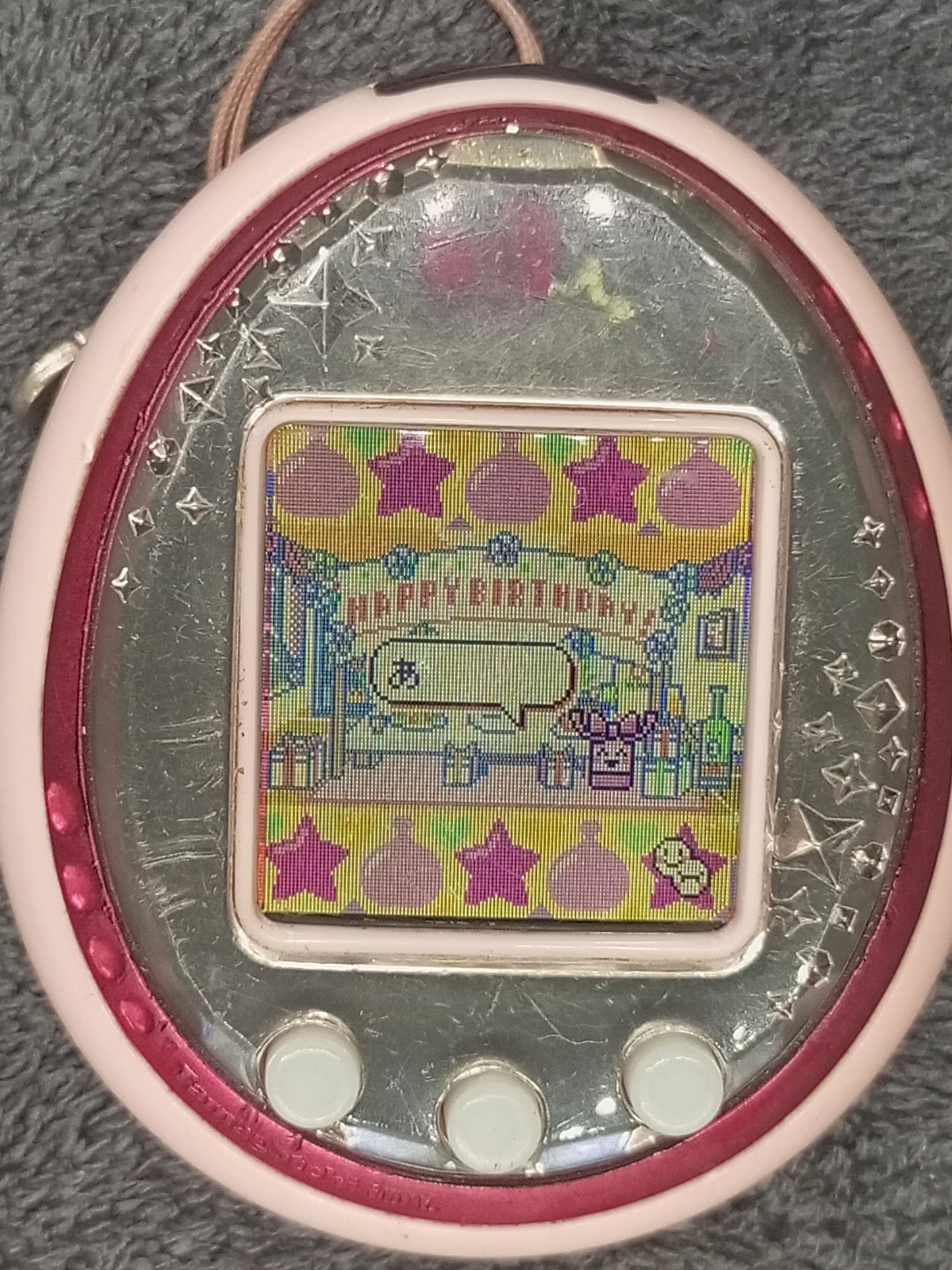 Tamagotchi ID L Princess Limited , Japanese version | Vintage toy Authentic from Bandai | Used , Scratches around it (Dirty) , Tested and still work | SKU 01063