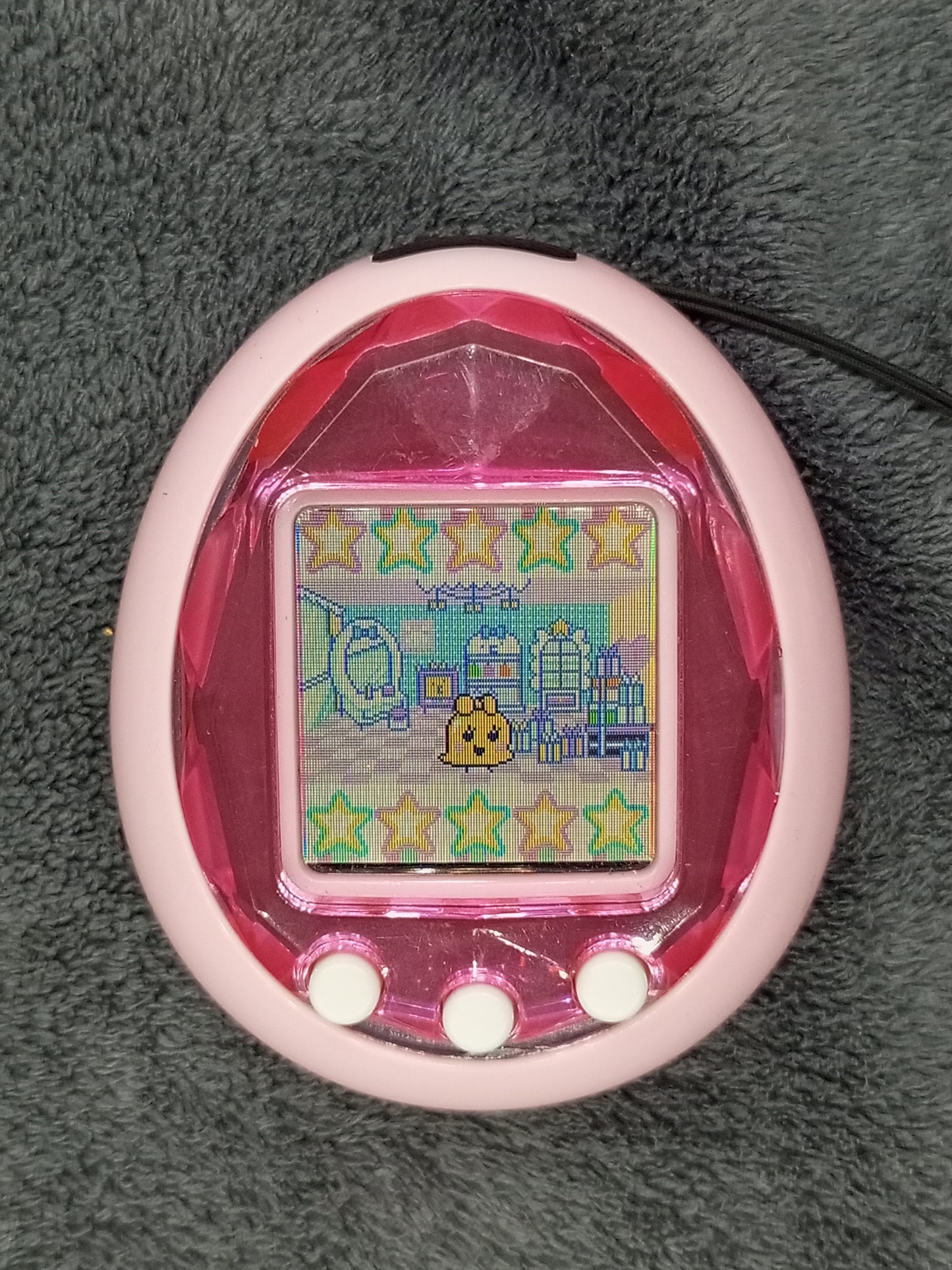 Tamagotchi Id pink Japan ver.  | Used ,good condition | SKU VTVP01084