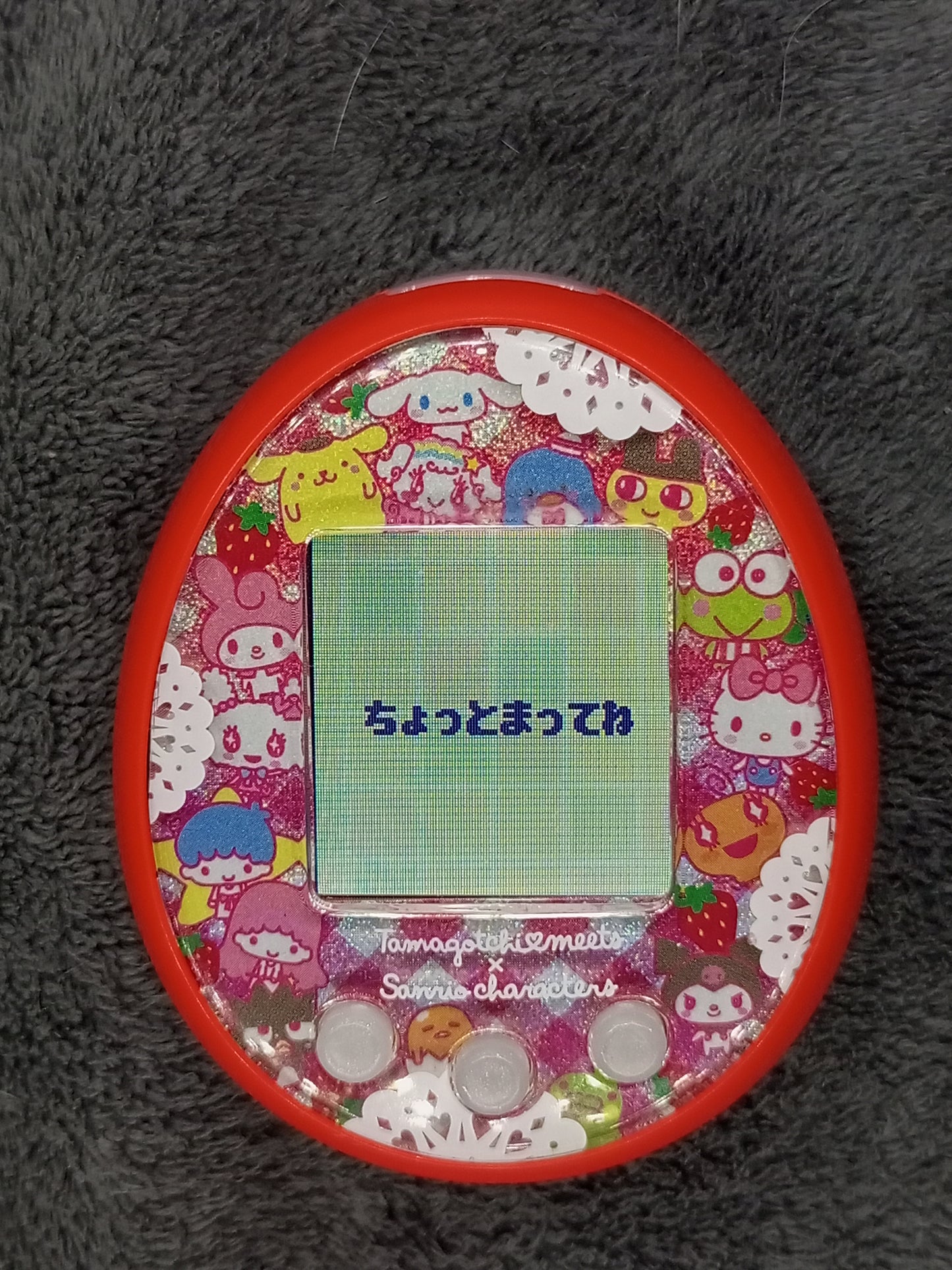 Tamagotchi Meet Sanrio rare , Japan | Authentic , Bandai | Used  , No battery cover  | SKU VTVP01075