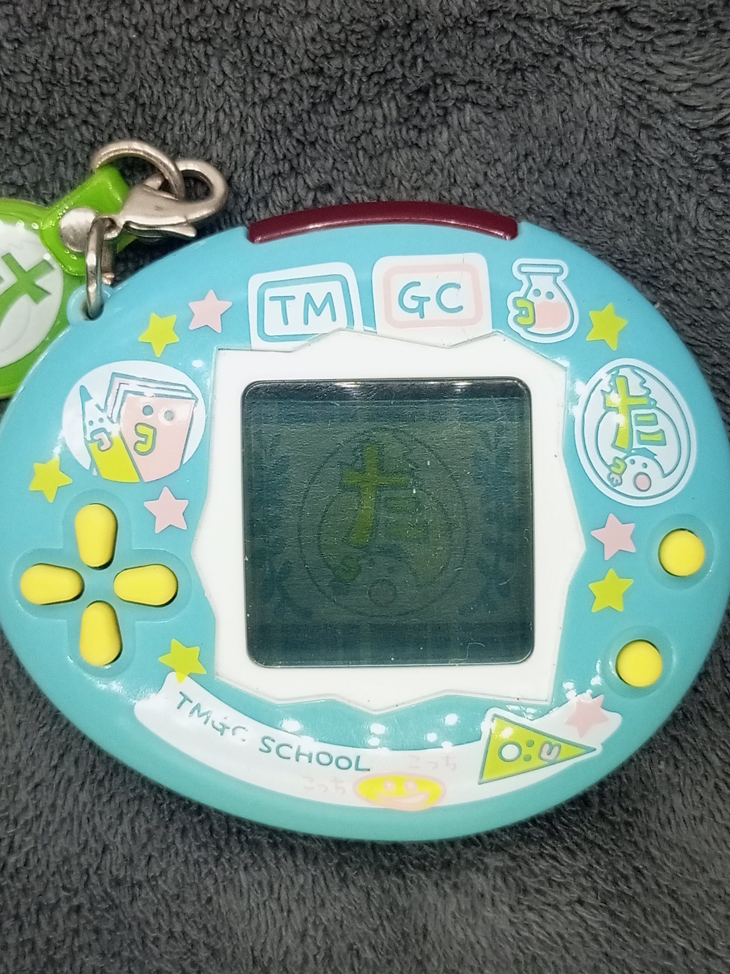 Tamagotchi school blue Japan ver. | Bandai | Used , Sunburned shell | SKU VTVP01164